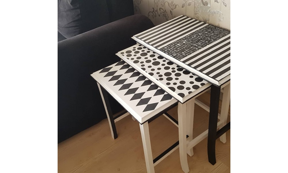 Karışık Desen Sehpa