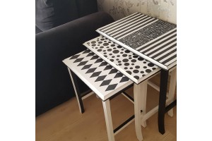 Karışık Desen Sehpa