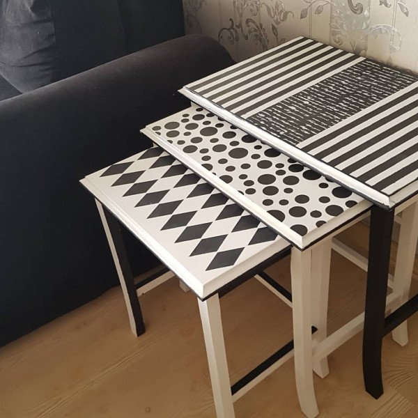 Karışık Desen Sehpa